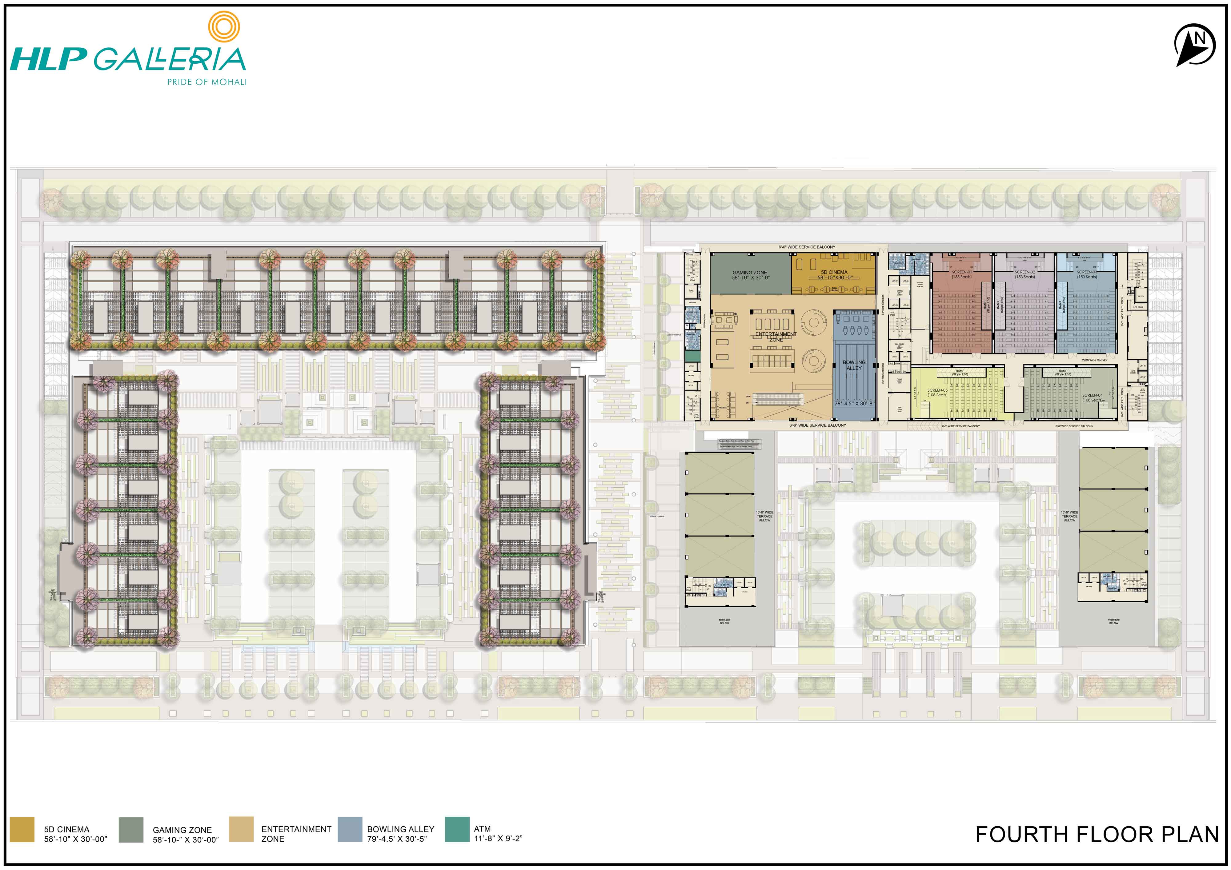 Fourth Floor Plan